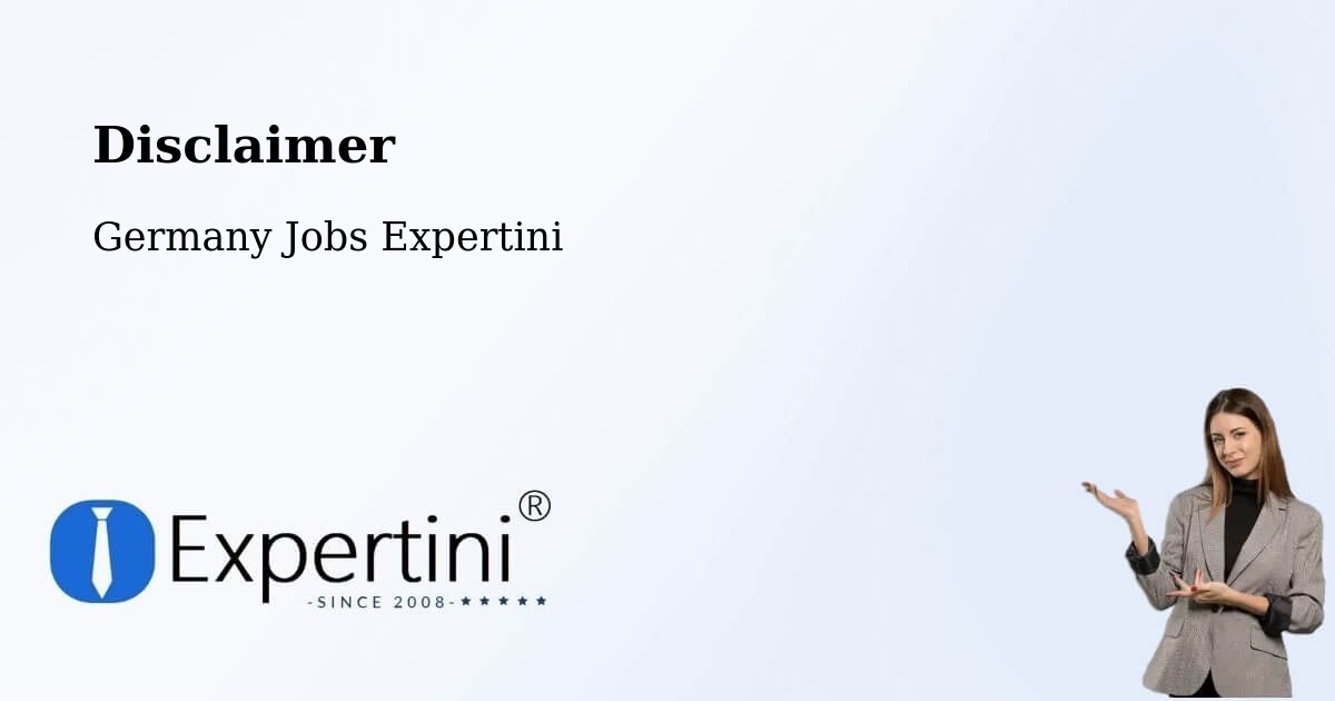 Disclaimer – Halberstadt - Germany Jobs Expertini