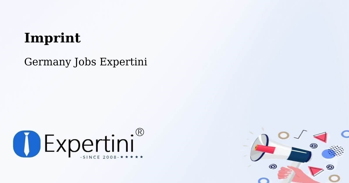 Imprint – Halberstadt - Germany Jobs Expertini